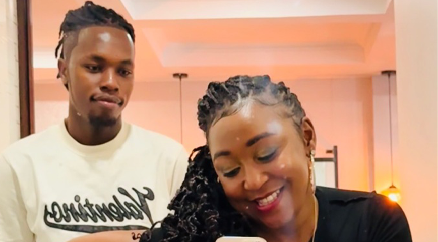 Betty Kyallo and her boyfriend Charlie